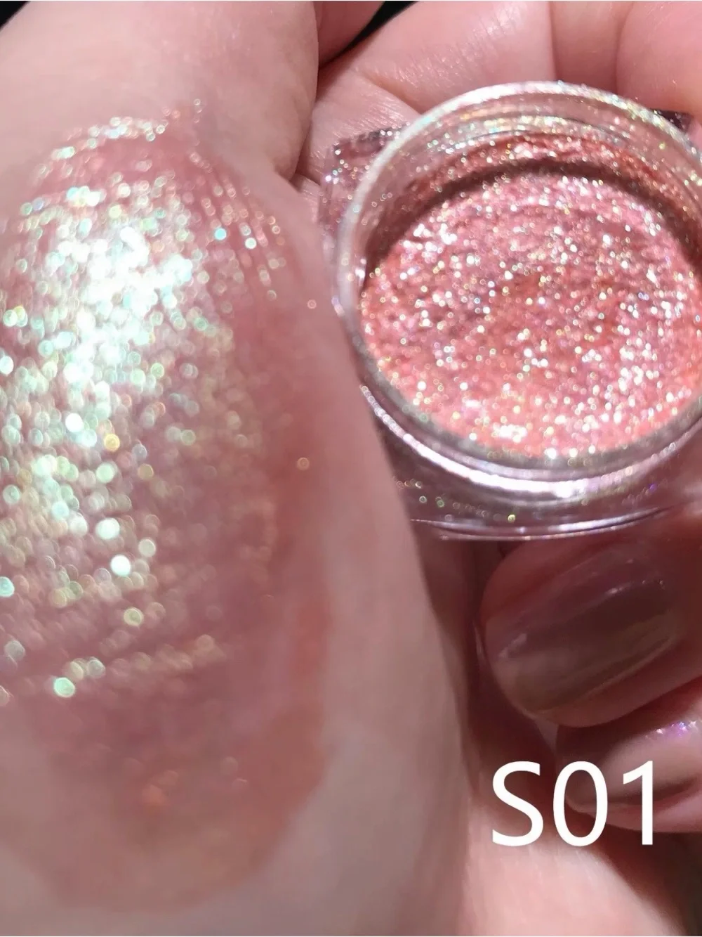 Shimmer Cream Eyeshadow - S01 Pink Gold